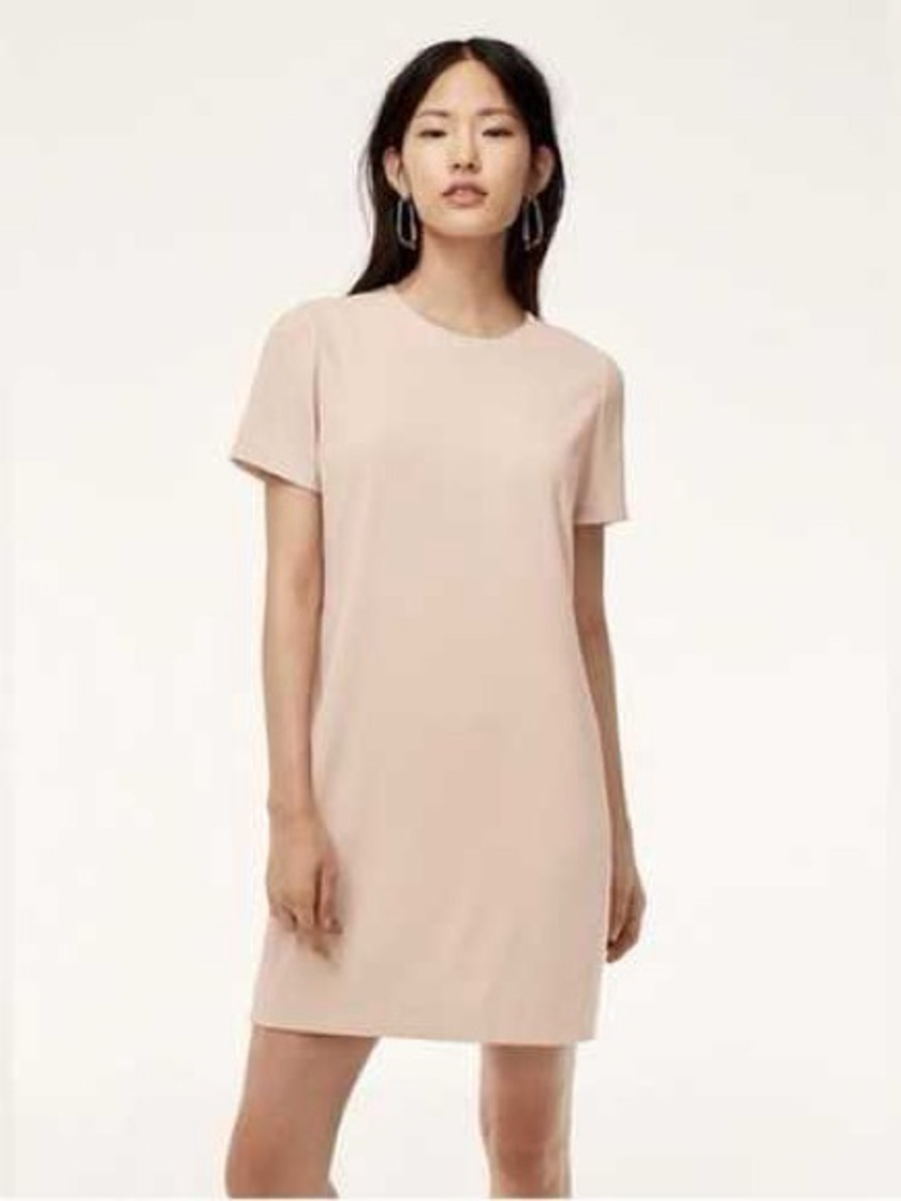 Babaton Patricio Dress Blush Pink Short Sleeve